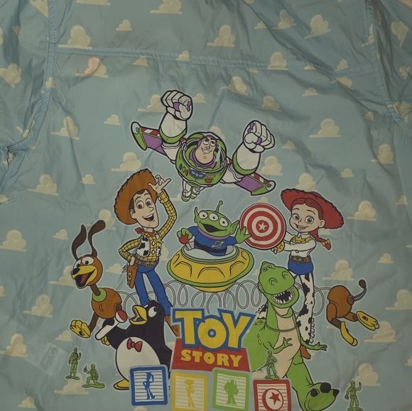 Disney Parks X Toy Story Blue Cloud Windbreaker Size XL NWT - Picture 2 of 2